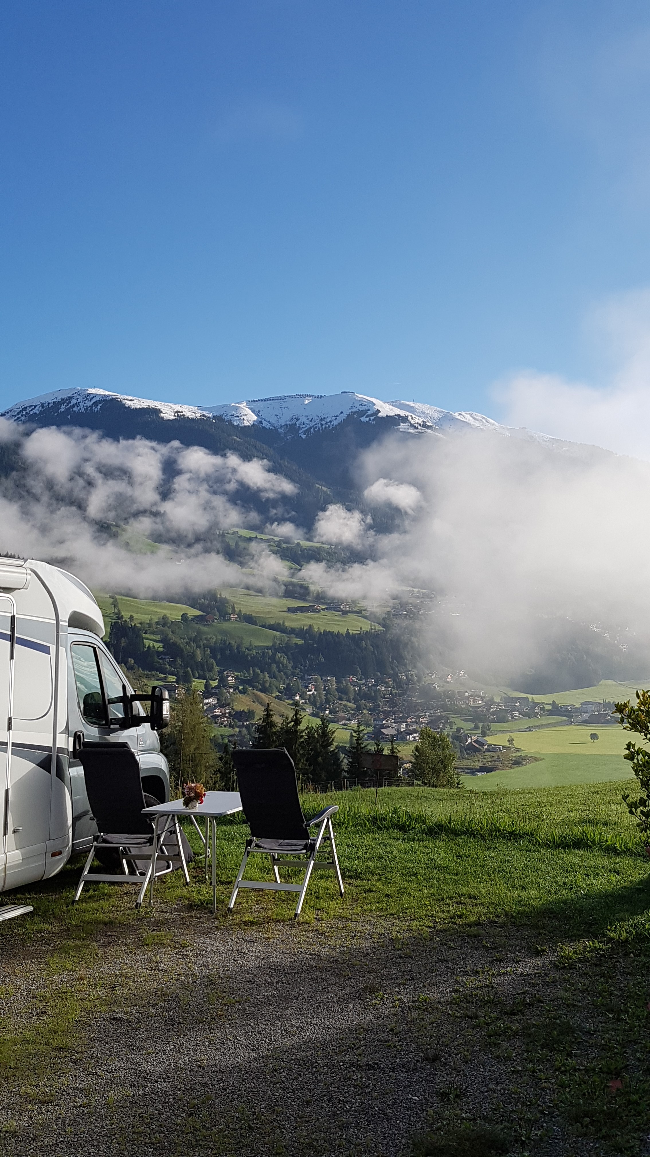 Stellplatz mit Aussicht